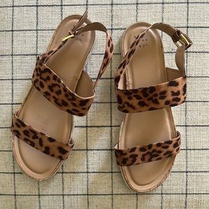 A New Day Leopard Print Sandals